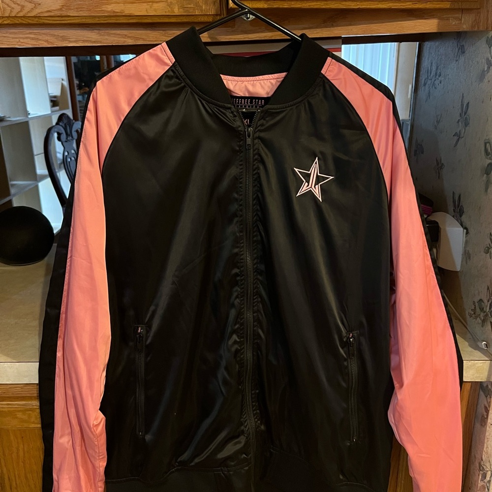 ~SOLD~Jeffree star pink bomber jacket brand new